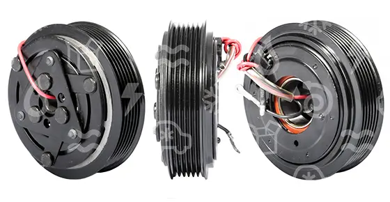 spojka pro kompresor SANDEN 7H15 (93 10-098), NEW HOLLAND, poly V6